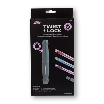 Susan Bates Twist + Lock Interchangeable Crochet Hook Set