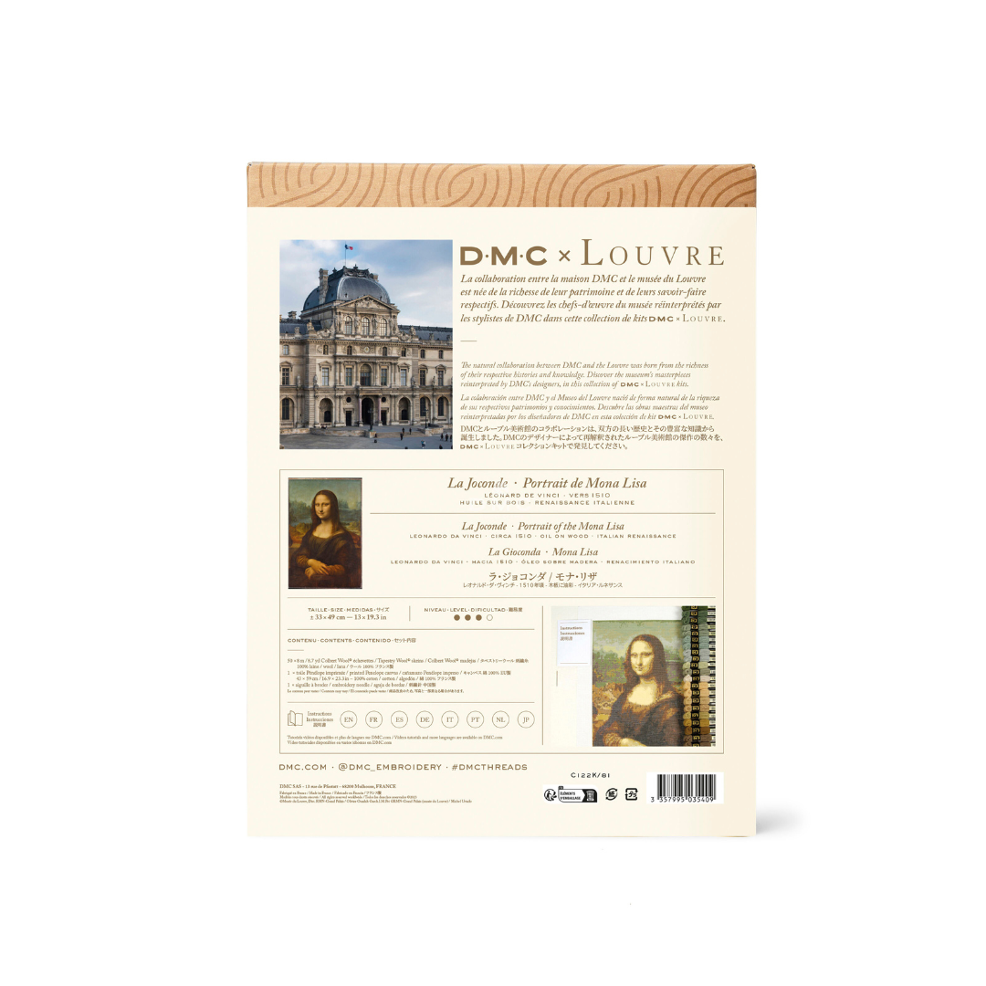 DMC Tapestry Kit - The Louvre Collection (Mona Lisa)