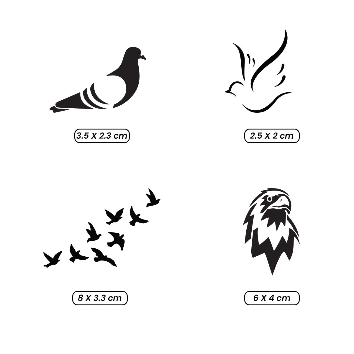 Le Inka Tattoos - Birds Collection