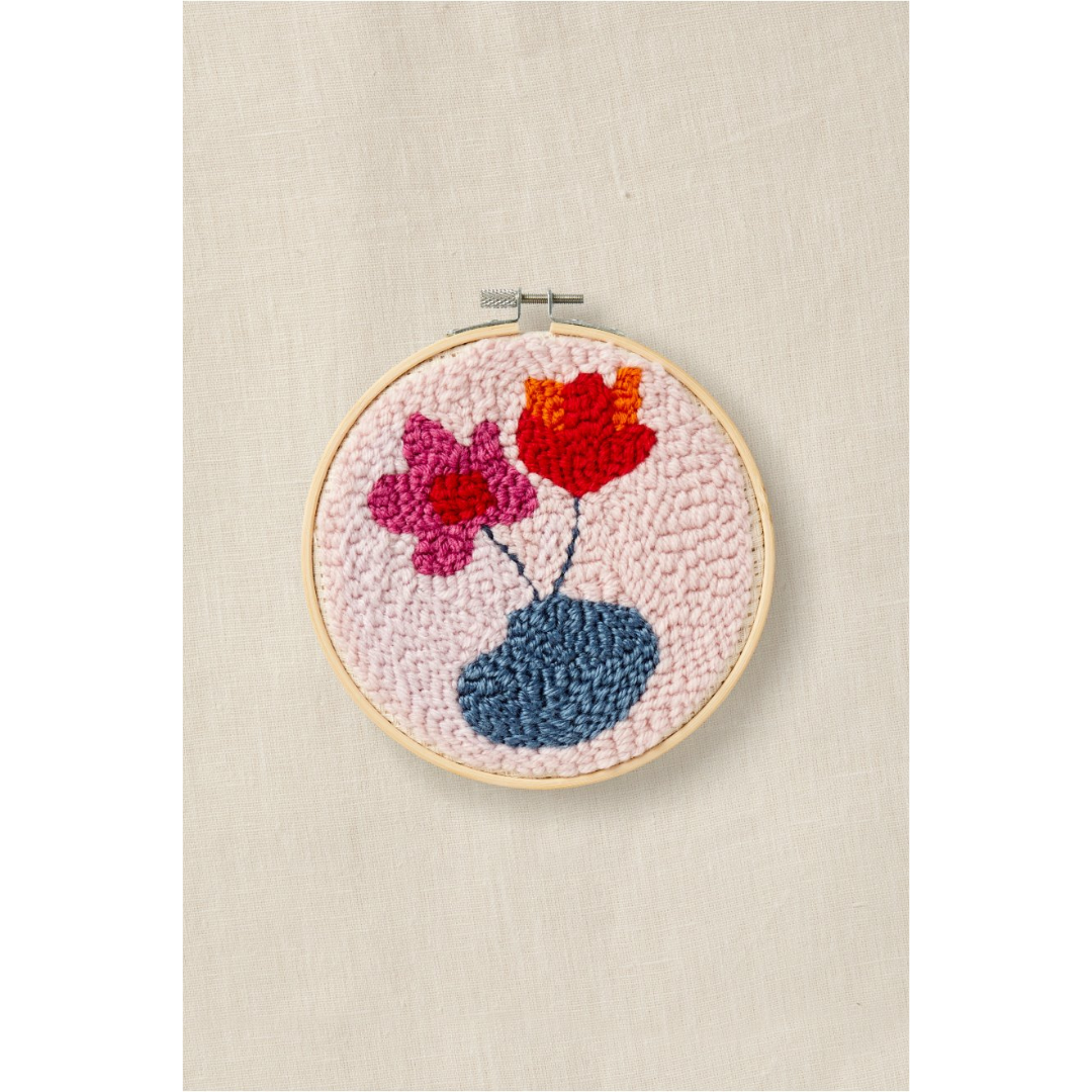 DMC Punch Needle Kit - Mindful Making (The Gentle Flowers)