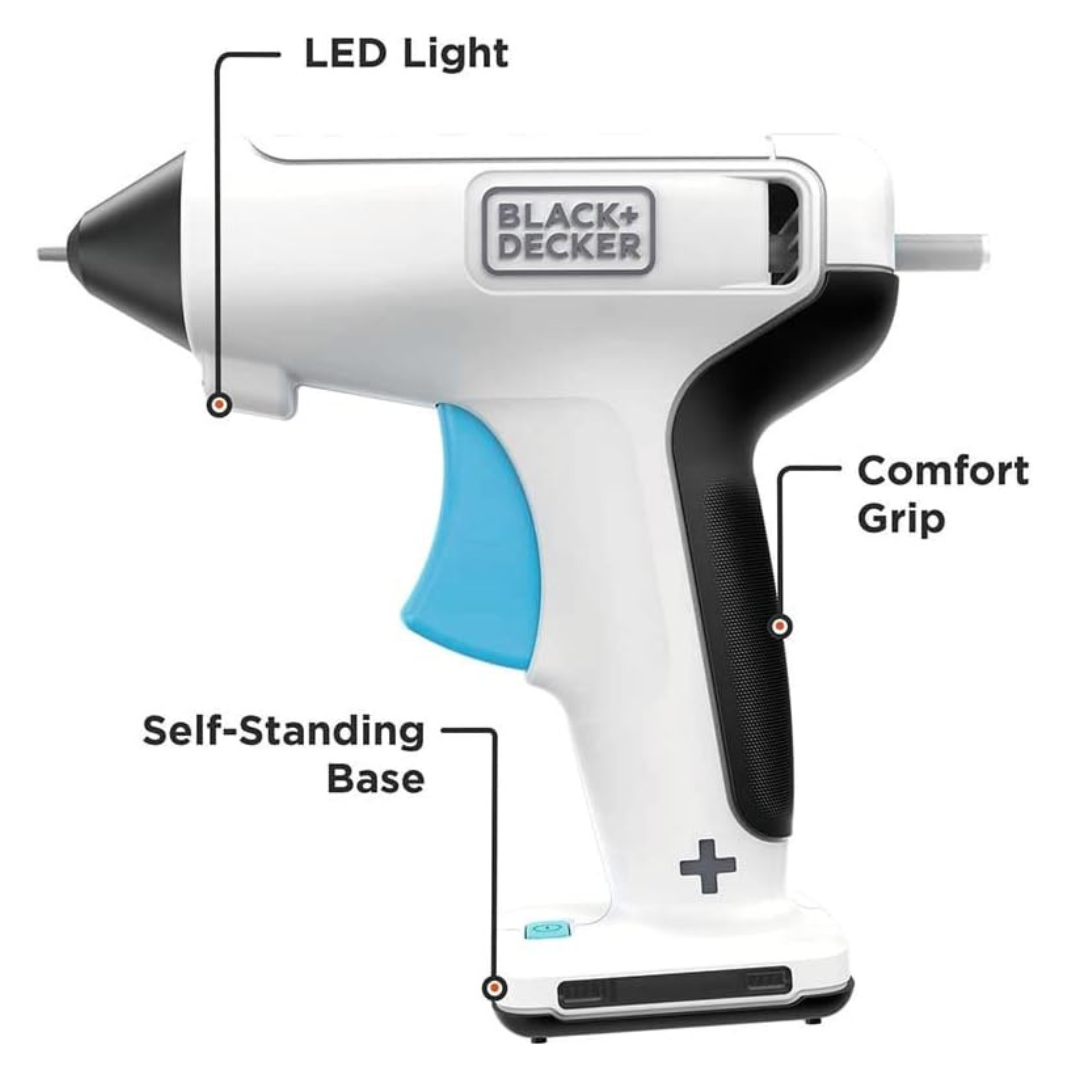 Black+Decker Cordless Glue Gun