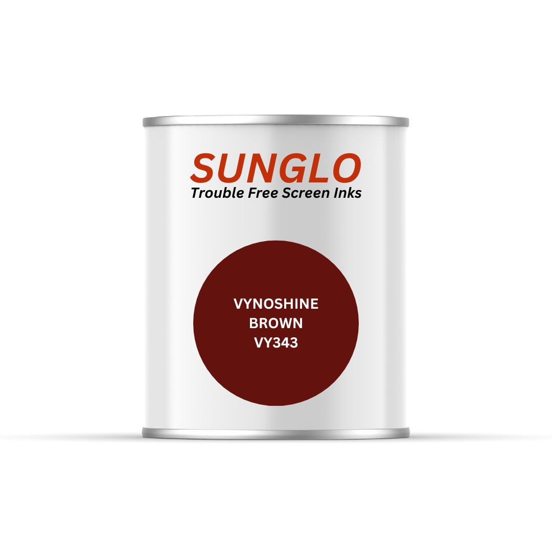 Fujifilm Sunglo Vynoshine Screen Printing Ink (Gloss) (Brown)
