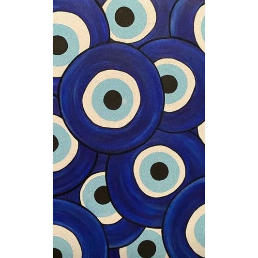 Hand Tufted Rug - Lots of Evil Eye