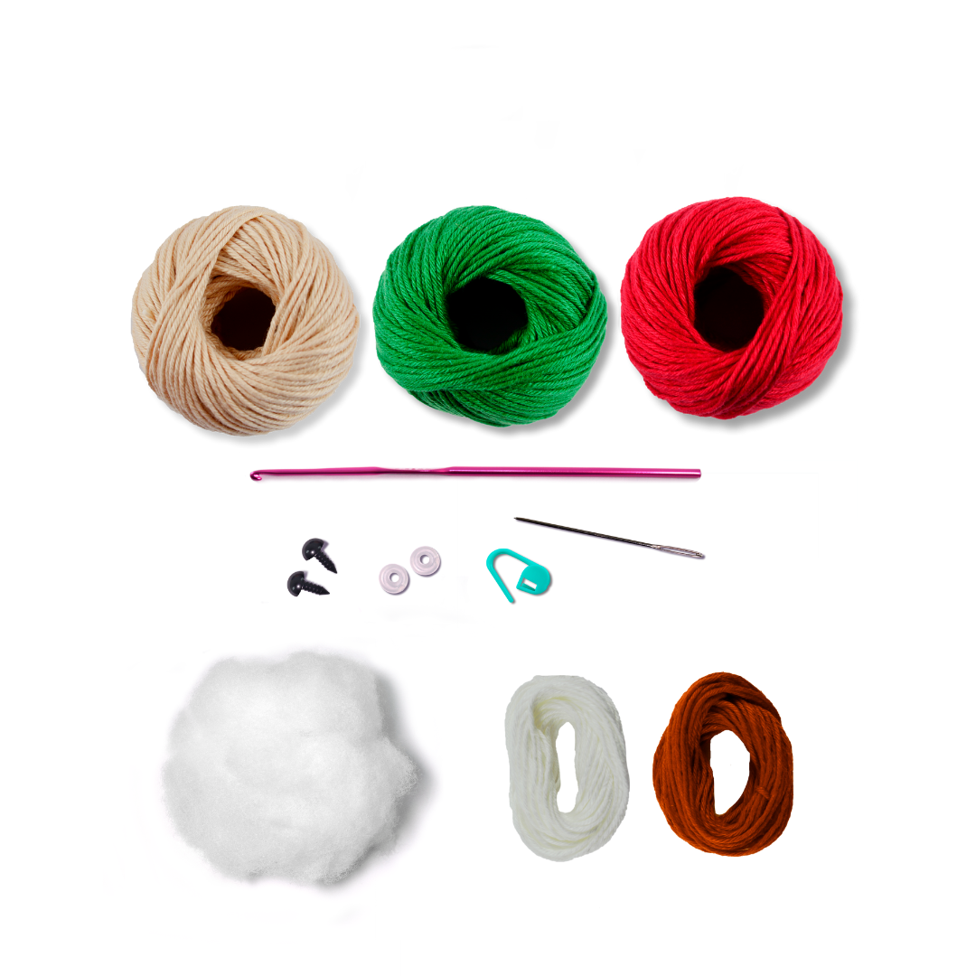 Circulo Amigurumi Kit - Christmas Collection (Fred The Elf)
