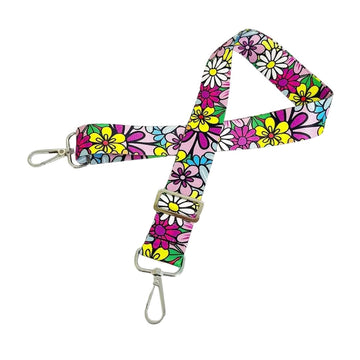 Handmayk Printed Fabric Bag Strap (Funky Flower)