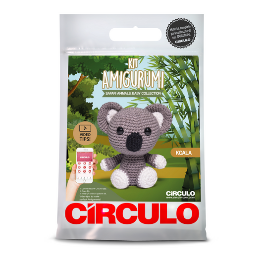 Circulo Amigurumi Kit - Safari Animals Baby Collection (Koala)