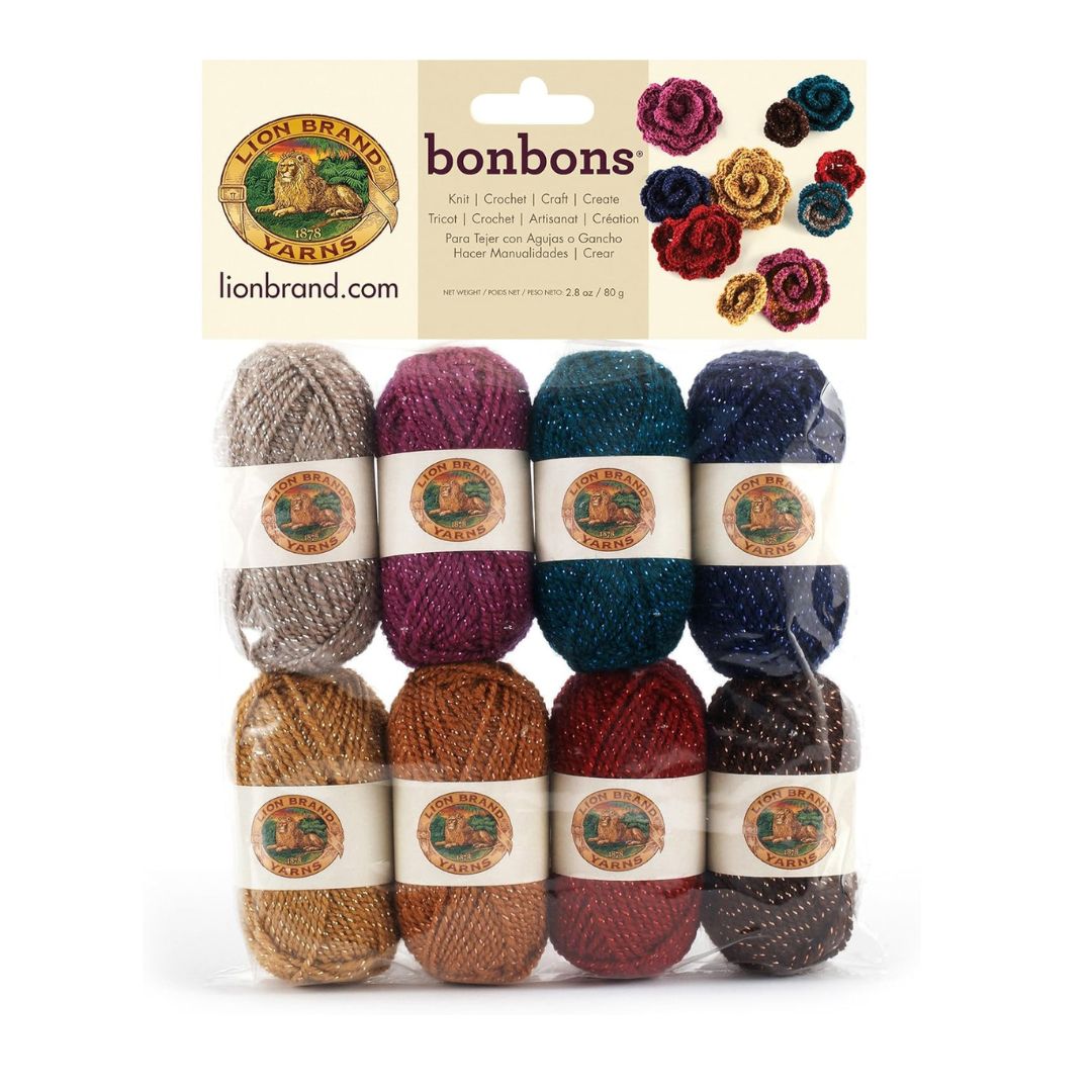 Lion Brand Bonbons Yarn Colour Pack (Party)