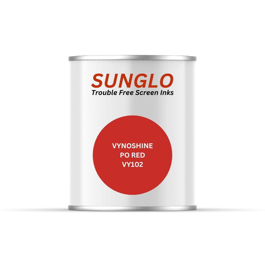 Fujifilm Sunglo Vynoshine Screen Printing Ink (Gloss) (PO Red)