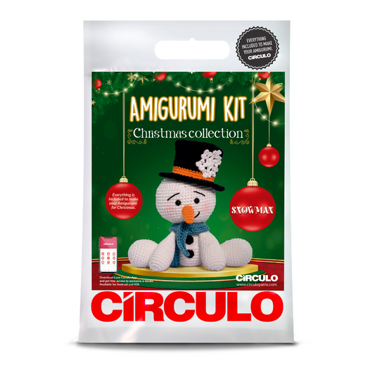 Circulo Amigurumi Kit - Christmas Collection (Snowman)