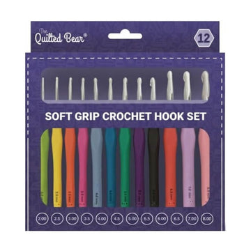 The Quilted Bear Soft Handle Crochet Hook Set