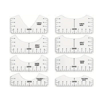 Handmayk T-Shirt Alignment Ruler (Set of 8)