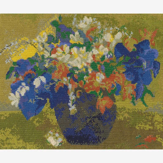 DMC Cross Stitch Kit - The National Gallery (A Vase of Flowers)