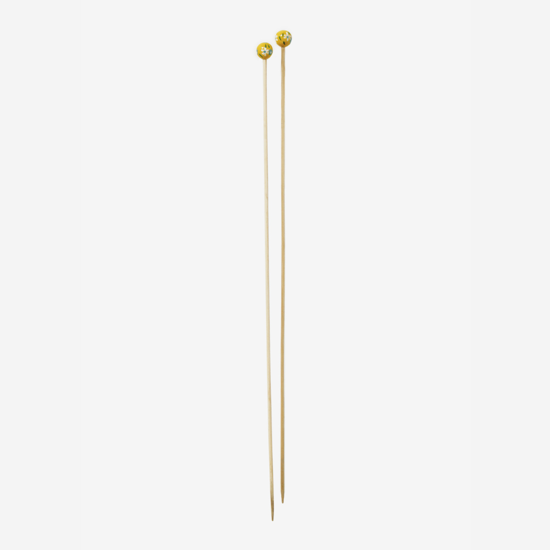 DMC Bamboo Single Point Knitting Needles (40cm) (3mm)