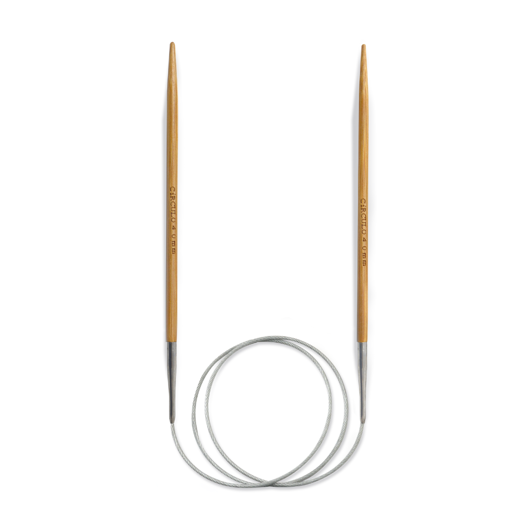 Circulo Bamboo Fixed Circular Knitting Needles (80cm) (4mm)