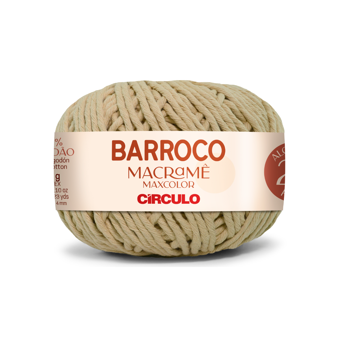 Circulo Barroco Macramé Maxcolor Cord (4mm) (7991)