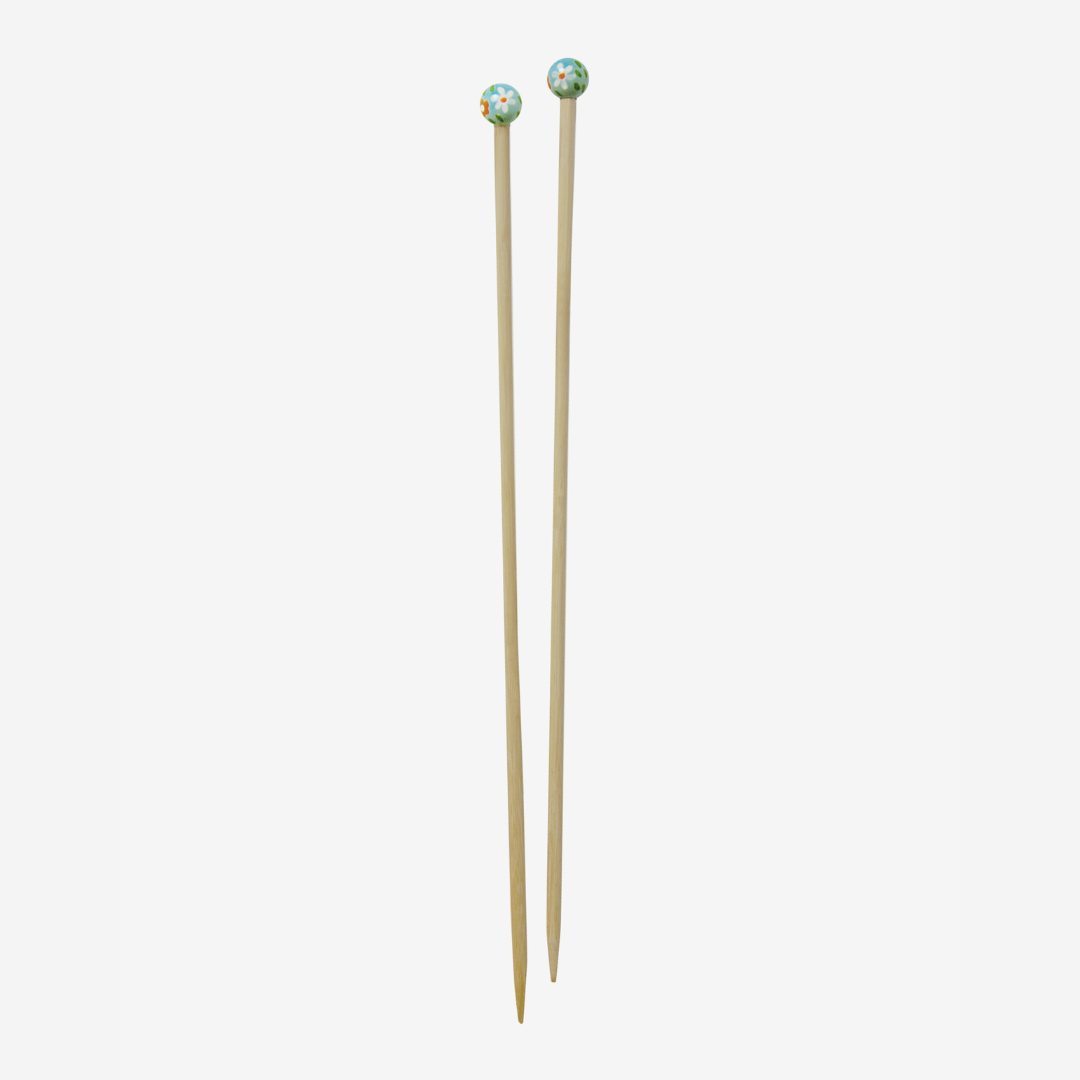 DMC Bamboo Single Point Knitting Needles (40cm) (7mm)