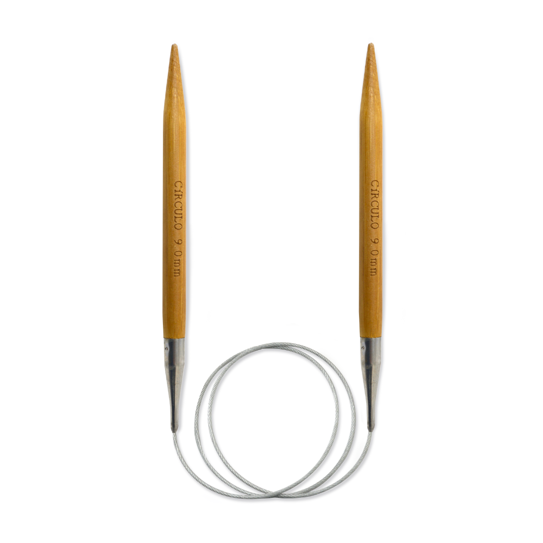 Circulo Bamboo Fixed Circular Knitting Needles (80cm) (9mm)