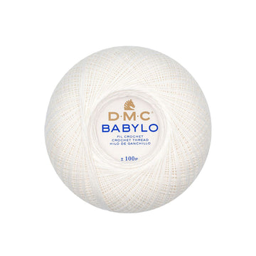 DMC Babylo 20 Crochet Thread (blanc)
