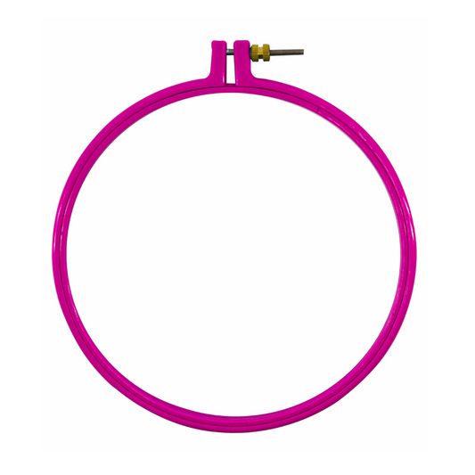 Circulo Plastic Embroidery Hoop (Pink)