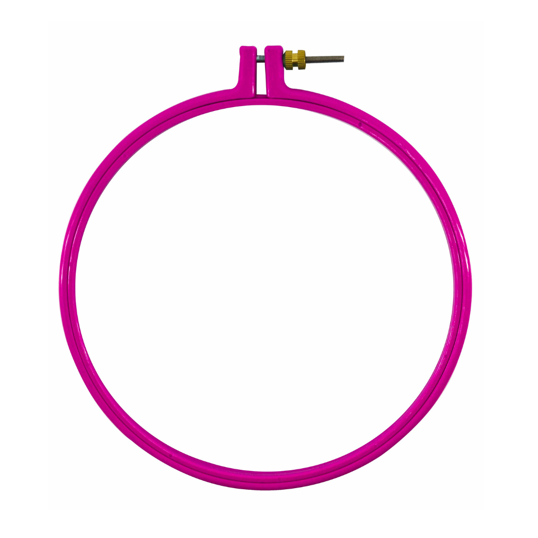 Circulo Plastic Embroidery Hoop (Pink)