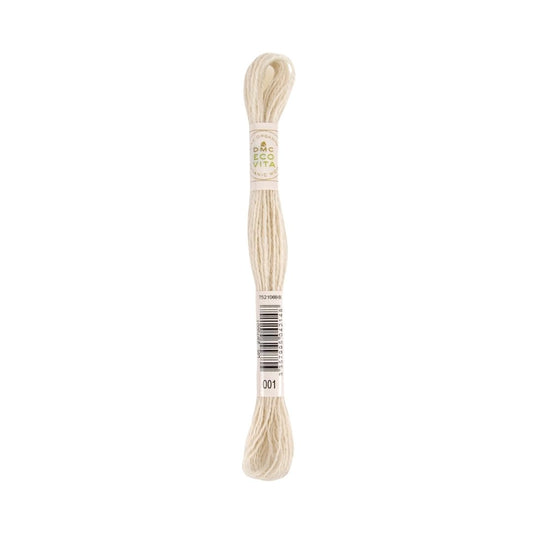 DMC Eco Vita Naturally Dyed Organic Wool Embroidery Thread (001)