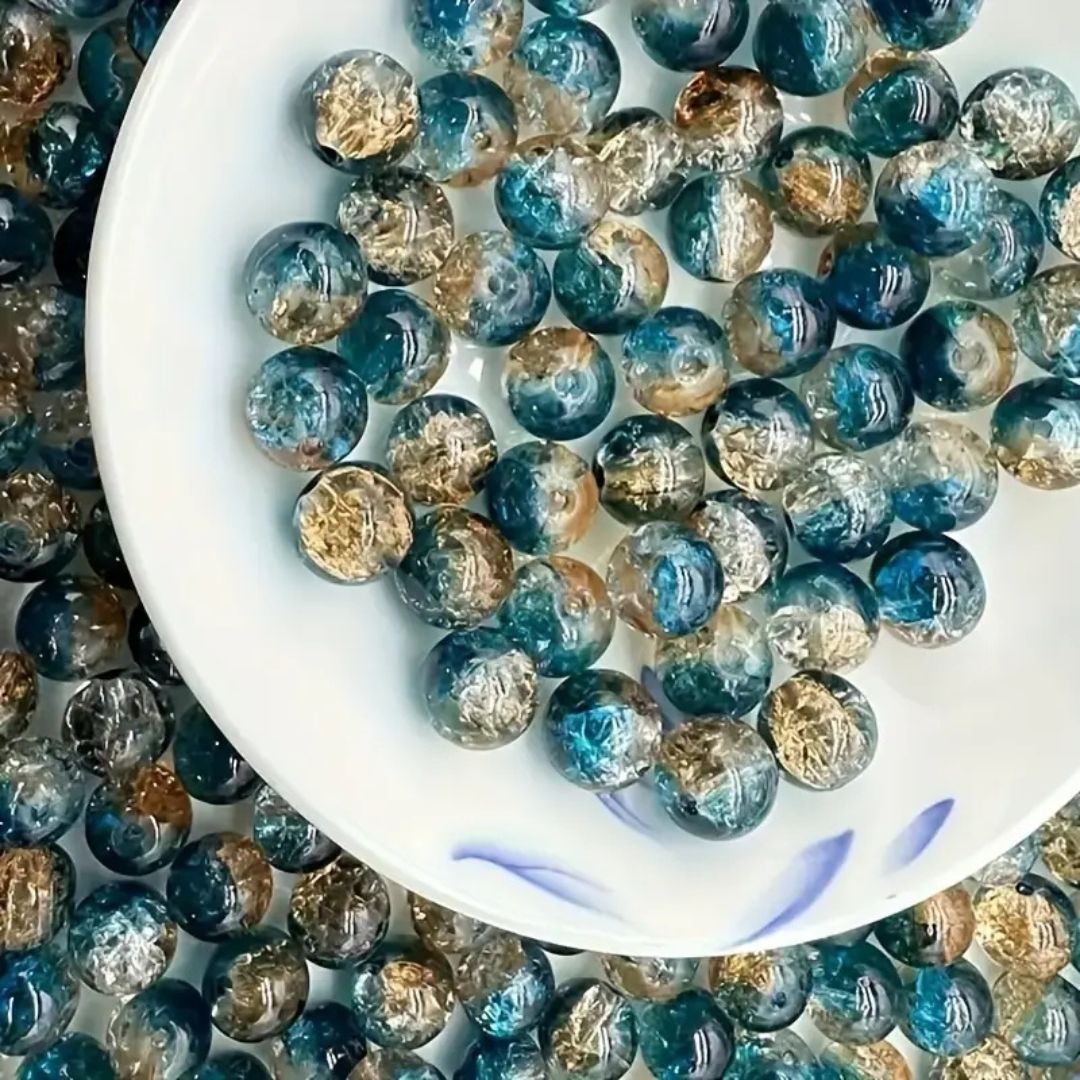 Handmayk Glass Beads (Pack of 100)