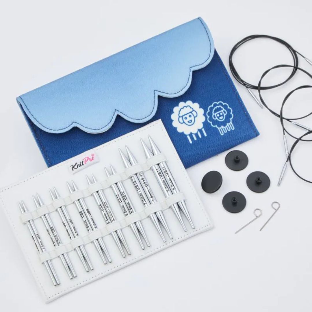KnitPro Nova Deluxe Special Interchangeable Circular Knitting Needles Set (10cm)