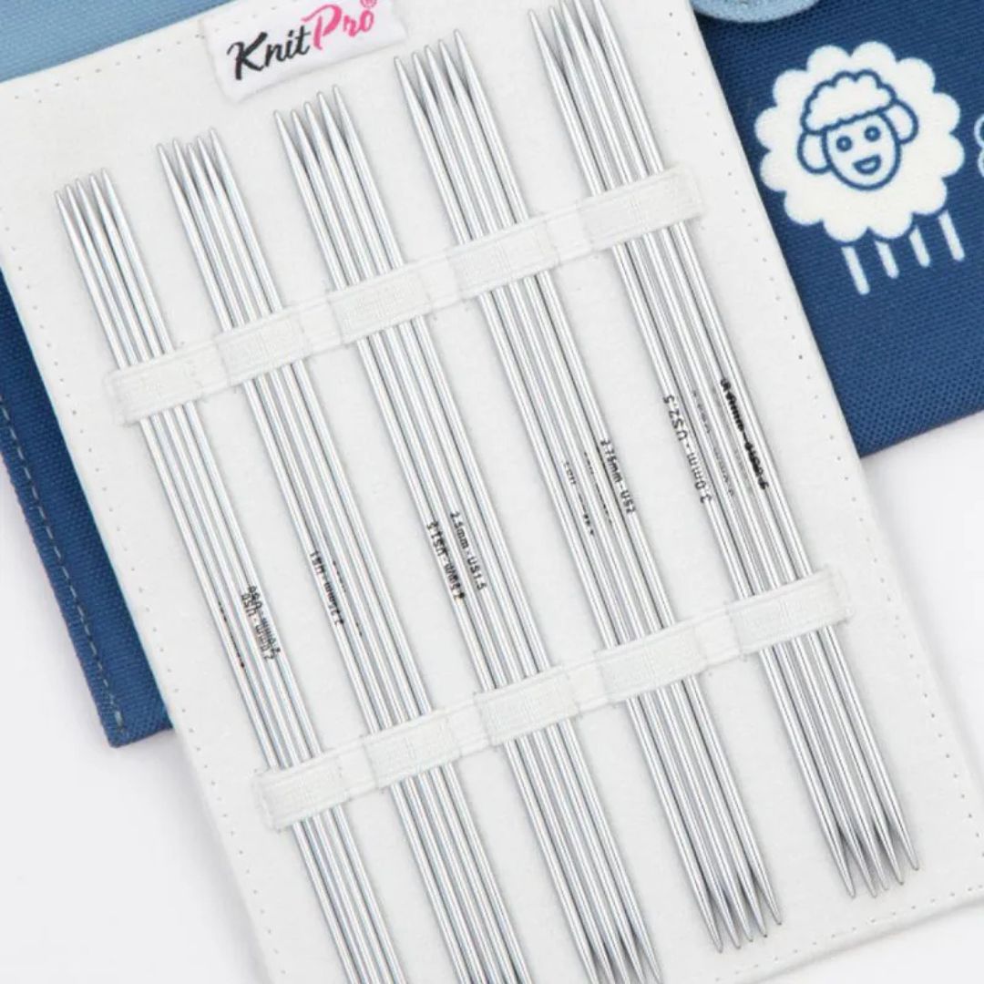 KnitPro Nova Deluxe Double Point Knitting Needles Set (15cm)