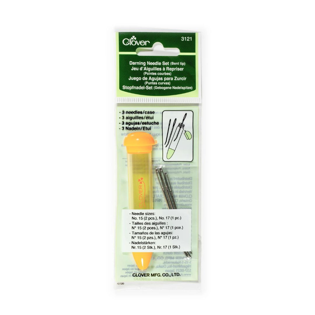 Clover Bent Tip Darning Needles Set (Pack of 3)