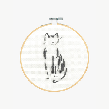 DMC Cross Stitch Kit - Our Friends The Cats (Pensive Cat)