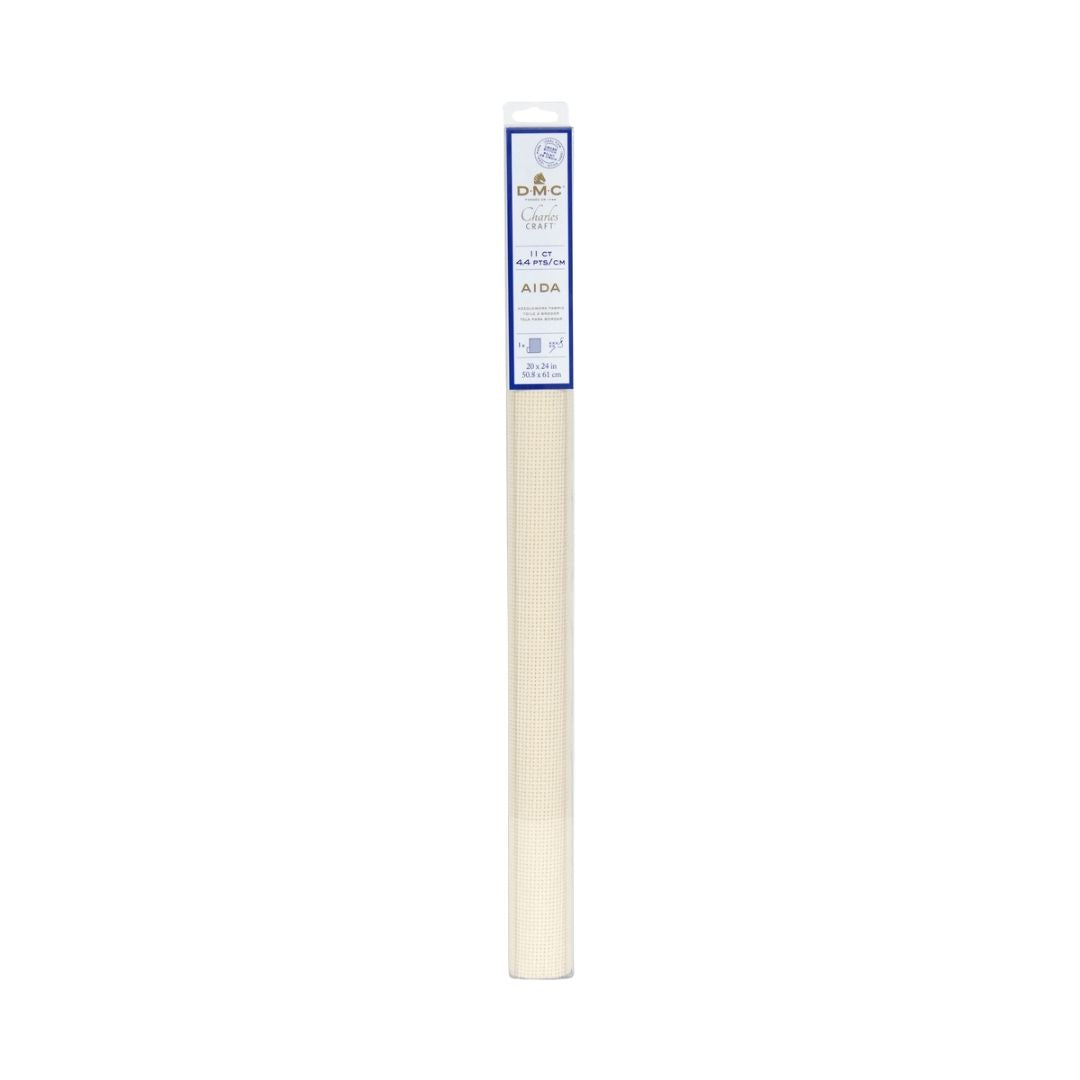 DMC Aida 11ct Fabric (Pre-Cut) (Ecru)