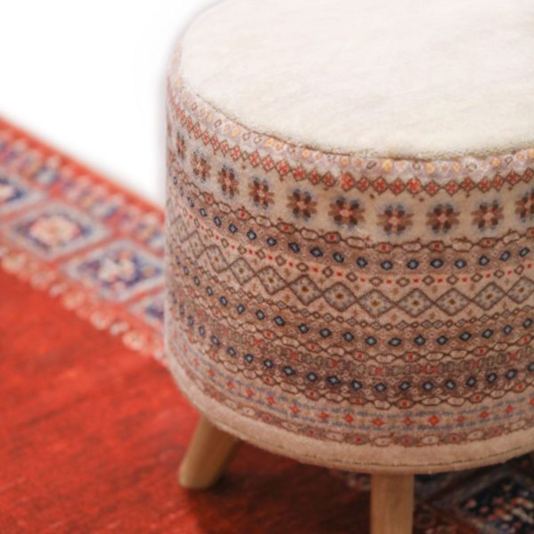 Merinos Persian Carpet Pouf