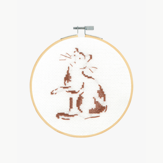 DMC Cross Stitch Kit - Our Friends The Cats (Playful Cat)