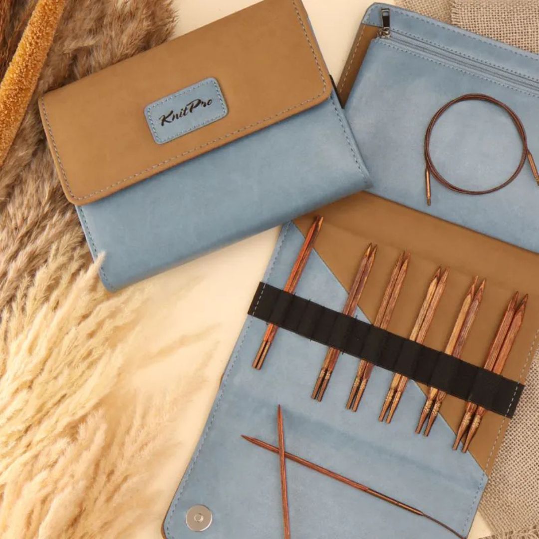 KnitPro Ginger Cubics Normal Interchangeable Circular Knitting Needles Set (13cm)