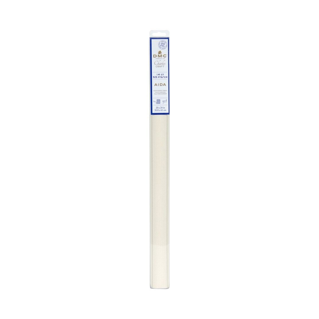 DMC Aida 14ct Fabric (Pre-Cut) (Ecru)