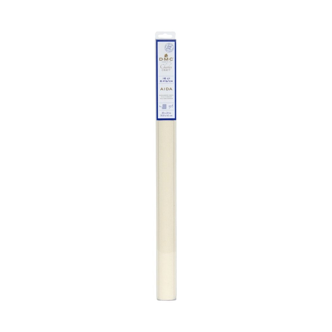 DMC Aida 16ct Fabric (Pre-Cut) (Ecru)