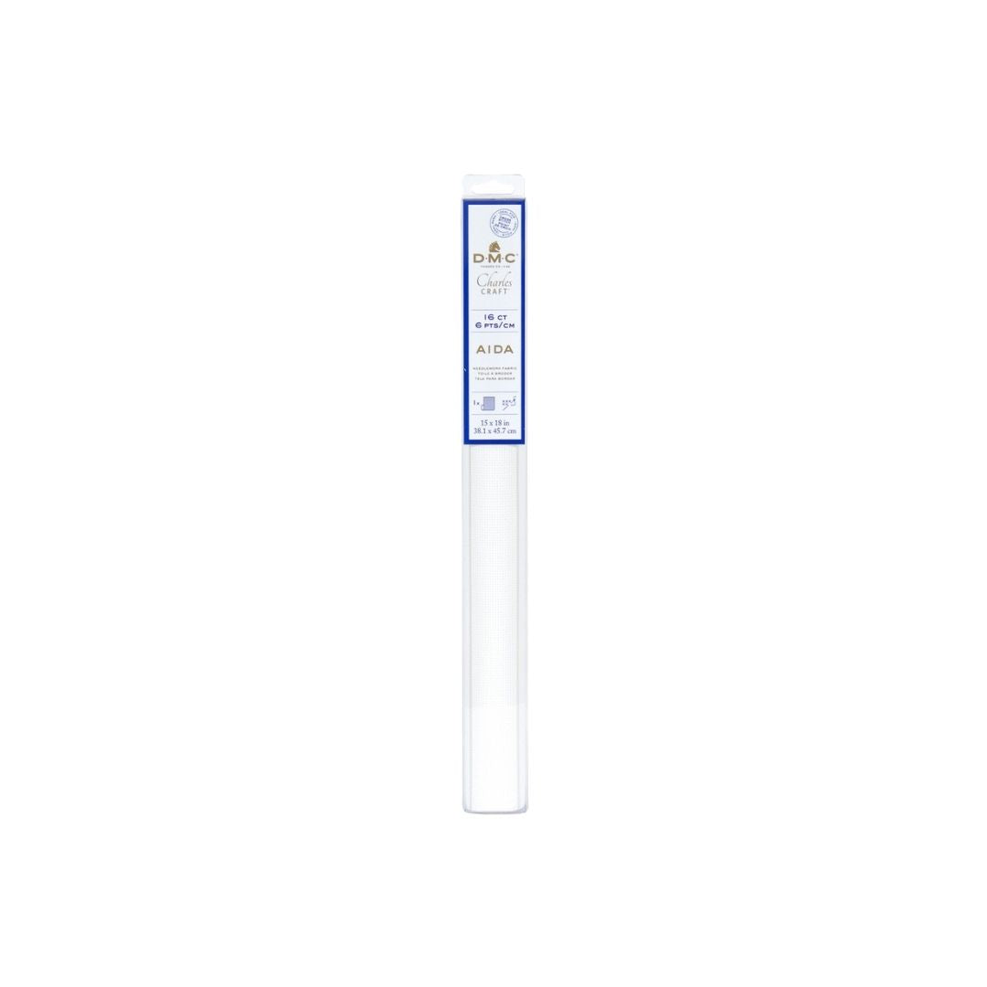 DMC Aida 16ct Fabric (Pre-Cut) (Blanc)
