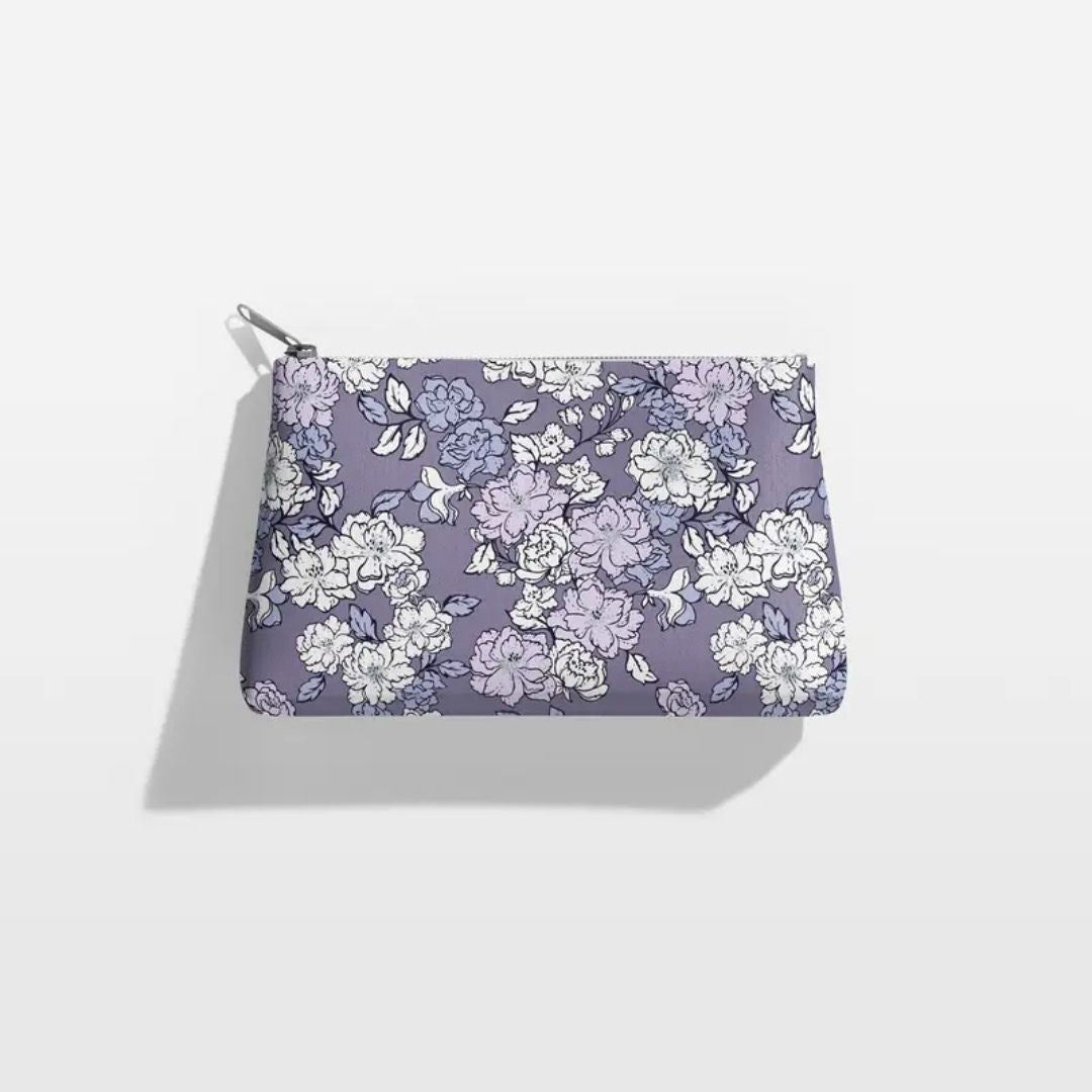 Handmayk Multi-Purpose Polyester Fabric (Pre-Cut) - Floral Collection (Rainy Purple)
