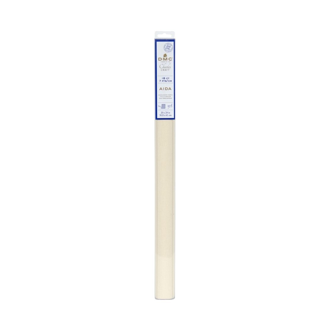 DMC Aida 18ct Fabric (Pre-Cut) (Ecru)