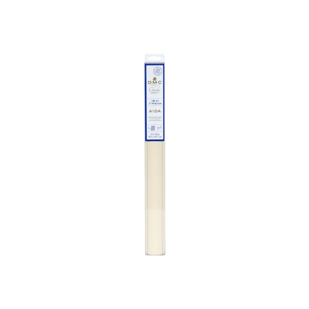 DMC Aida 18ct Fabric (Pre-Cut) (Ecru)