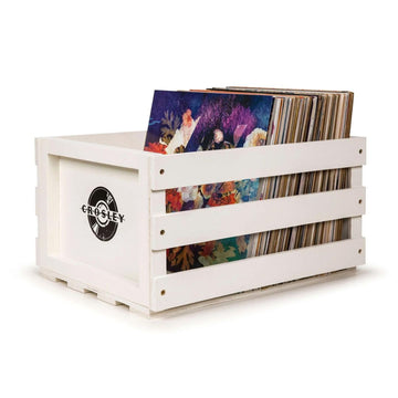 Crosley Vinyl Record Storage Crate (White)