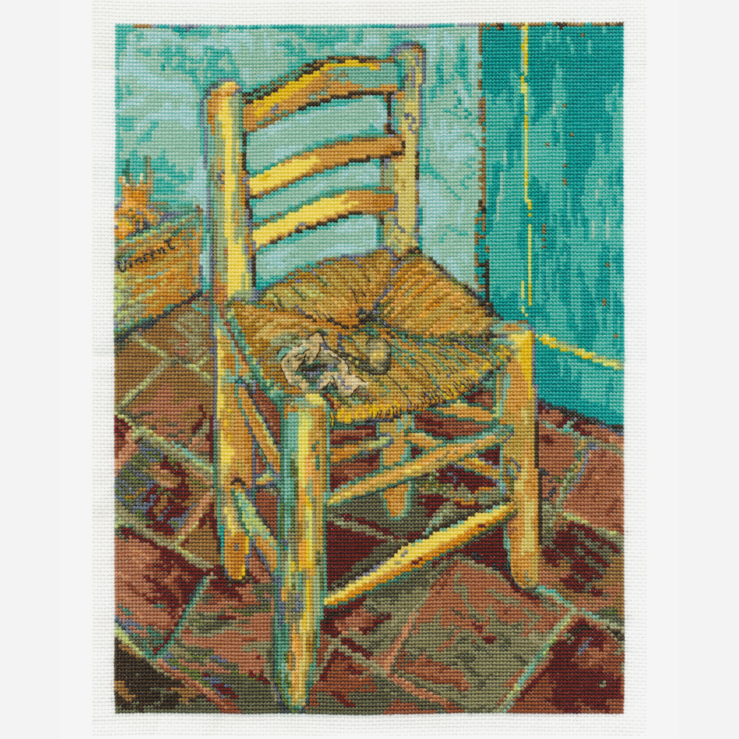 DMC Cross Stitch Kit - The National Gallery (Van Gogh's Chair)