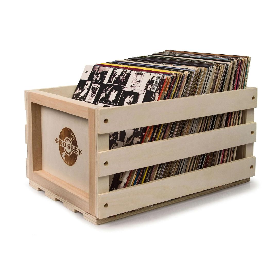 Crosley Vinyl Record Storage Crate (Natural)