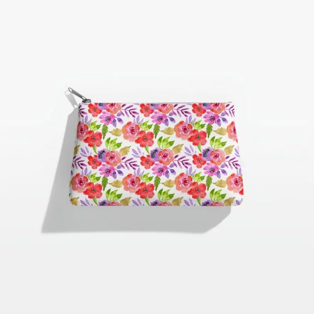 Handmayk Multi-Purpose Polyester Fabric (Pre-Cut) - Floral Collection (Roses are Red)