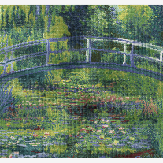 DMC Cross Stitch Kit - The National Gallery (The Water-Lily Pond)