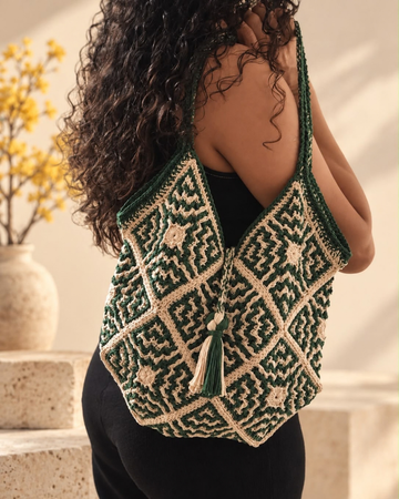 Mosaic Crochet Bag Workshop with Artist Marília Luz