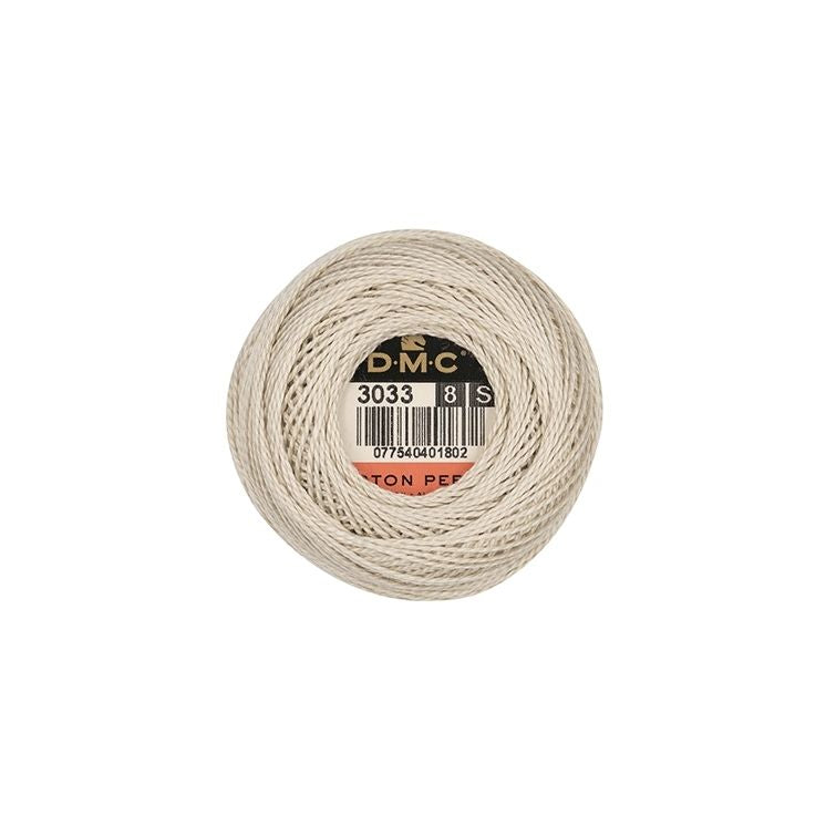 DMC Coton Perlé 8 Embroidery Thread (3033)