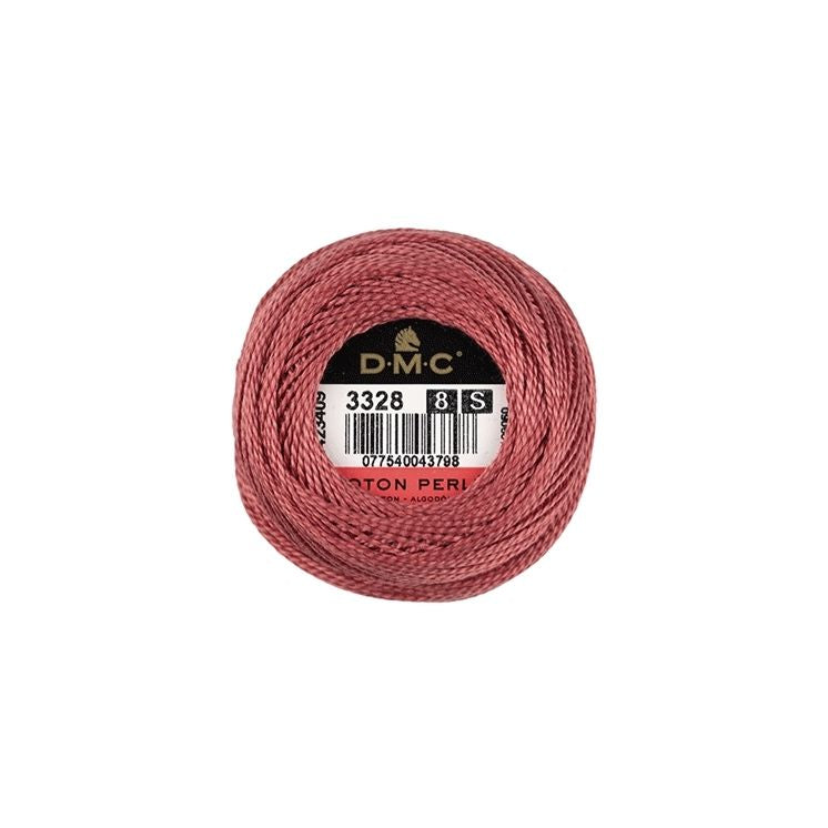 DMC Coton Perlé 8 Embroidery Thread (3328)