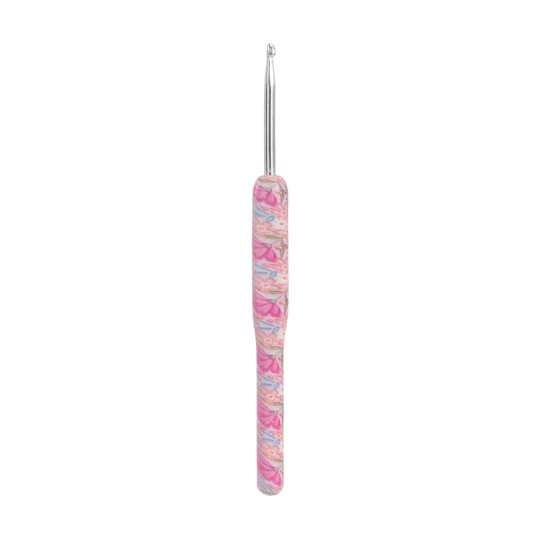Handmayk Patterned Pink Crochet Hook (3.5mm)