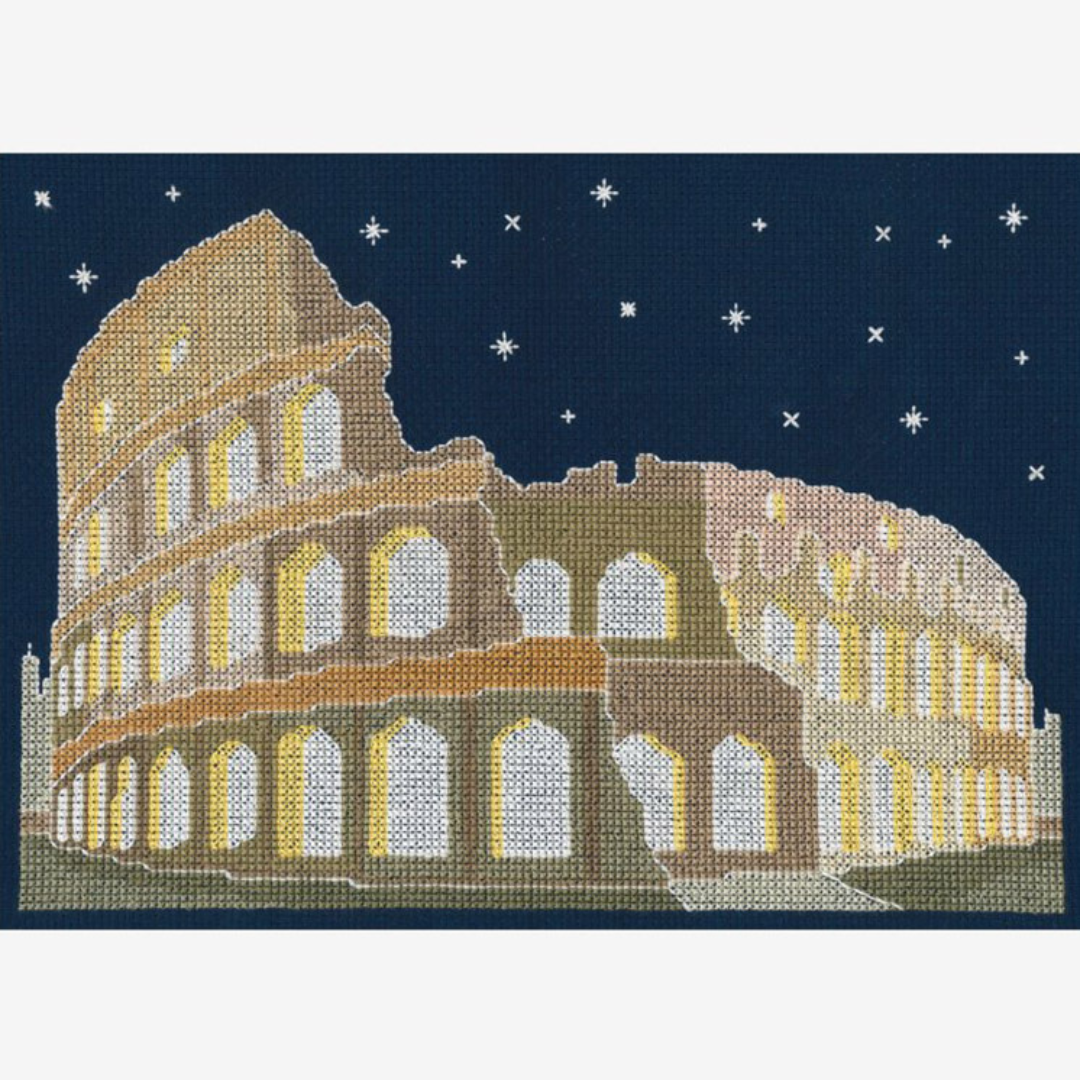 DMC Cross Stitch Kit - Architecture (Rome by Night)